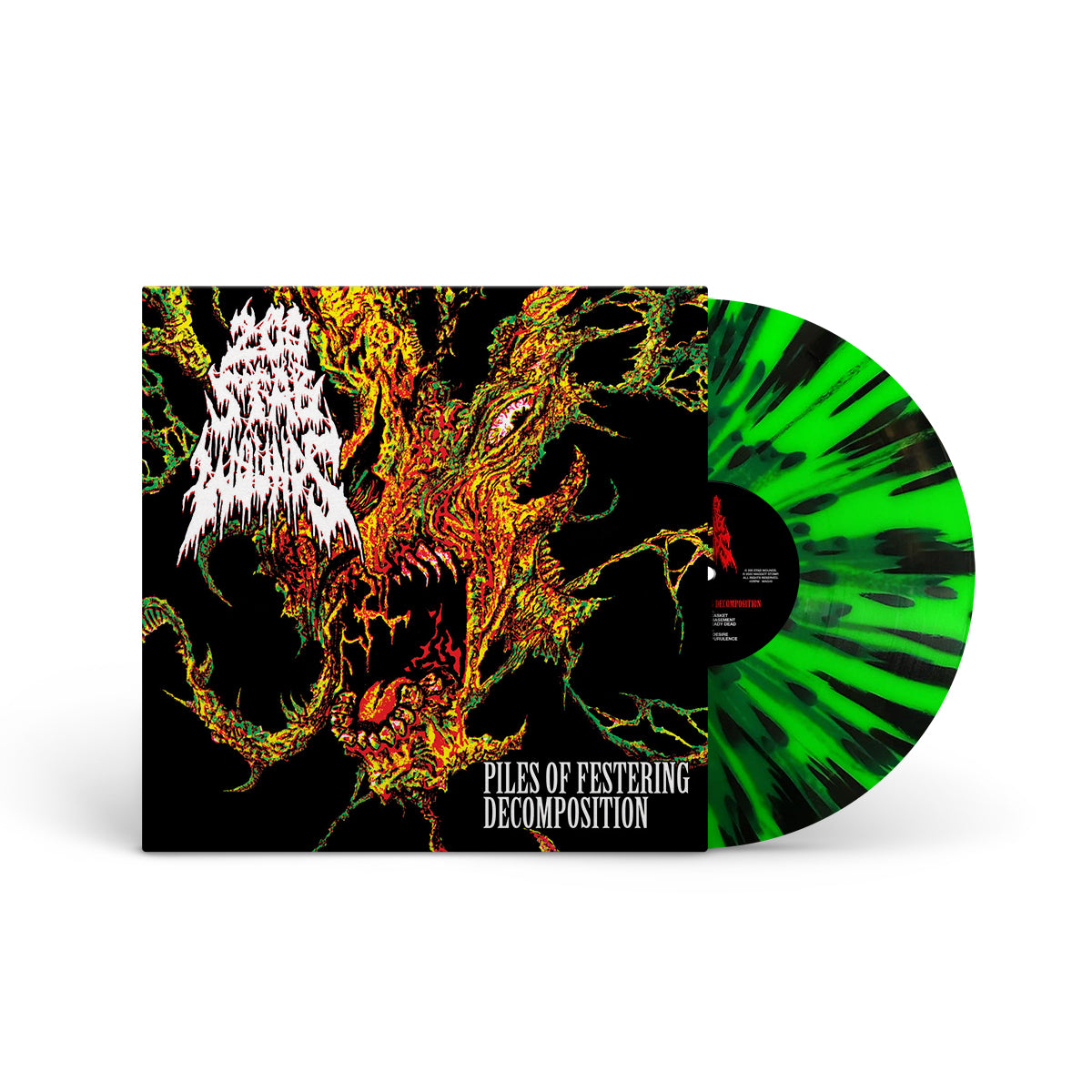 200 STAB WOUNDS "Piles Of Festering Decomposition" LP MIASMIC FUNGUS (EVIL GREED EXCLUSIVE)