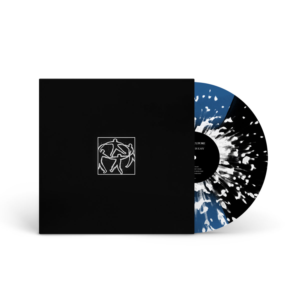 AGRICULTURE "Circle Chant/Living Is Easy" 12" MOONPHASE BLACK BLUE W WHITE SPLATTER (EG EXCLUSIVE)
