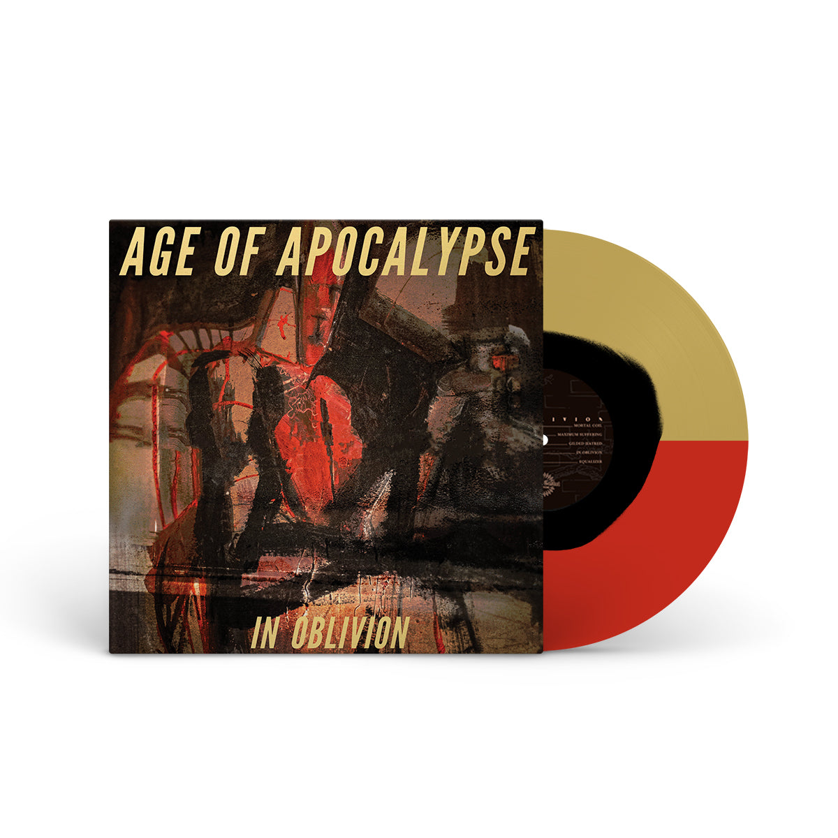 AGE OF APOCALYPSE "In Oblivion" LP BLACK IN GOLD RED