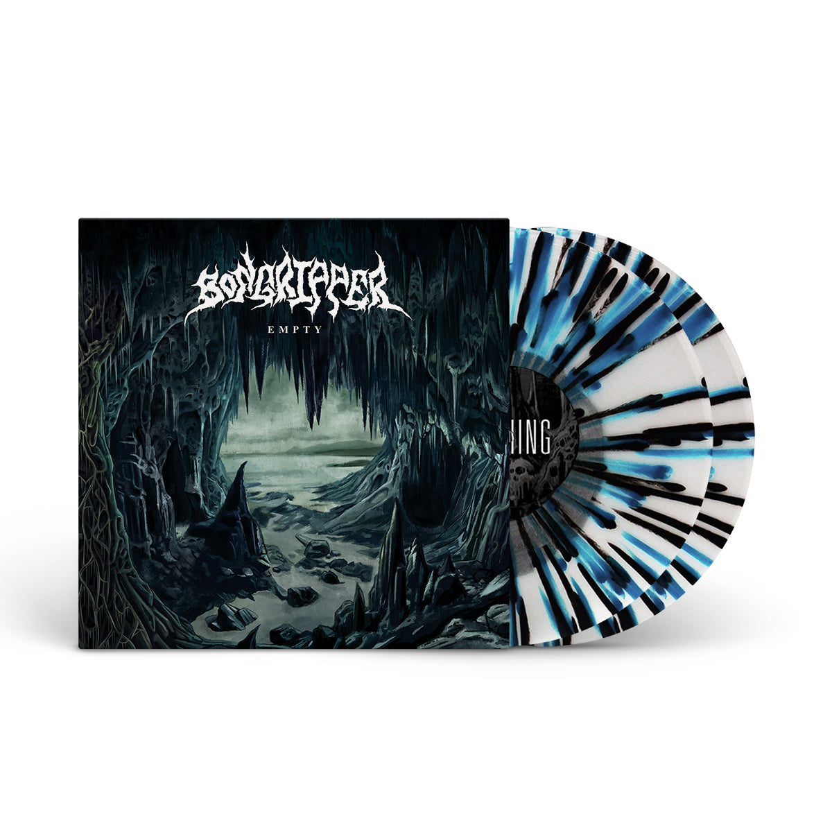 BONGRIPPER "Empty" 2xLP SILVER IN CLEAR W SPLATTER