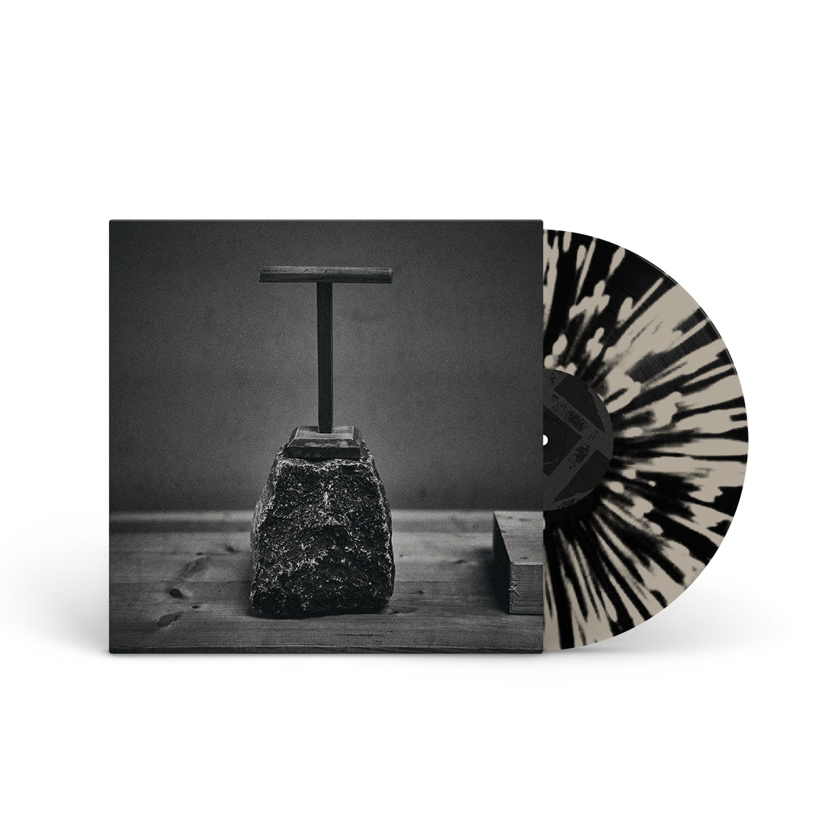 CHVE "Kalvarie" 12" BLACK W SILVER & GREY SPLATTER (EVIL GREED EXCLUSIVE)