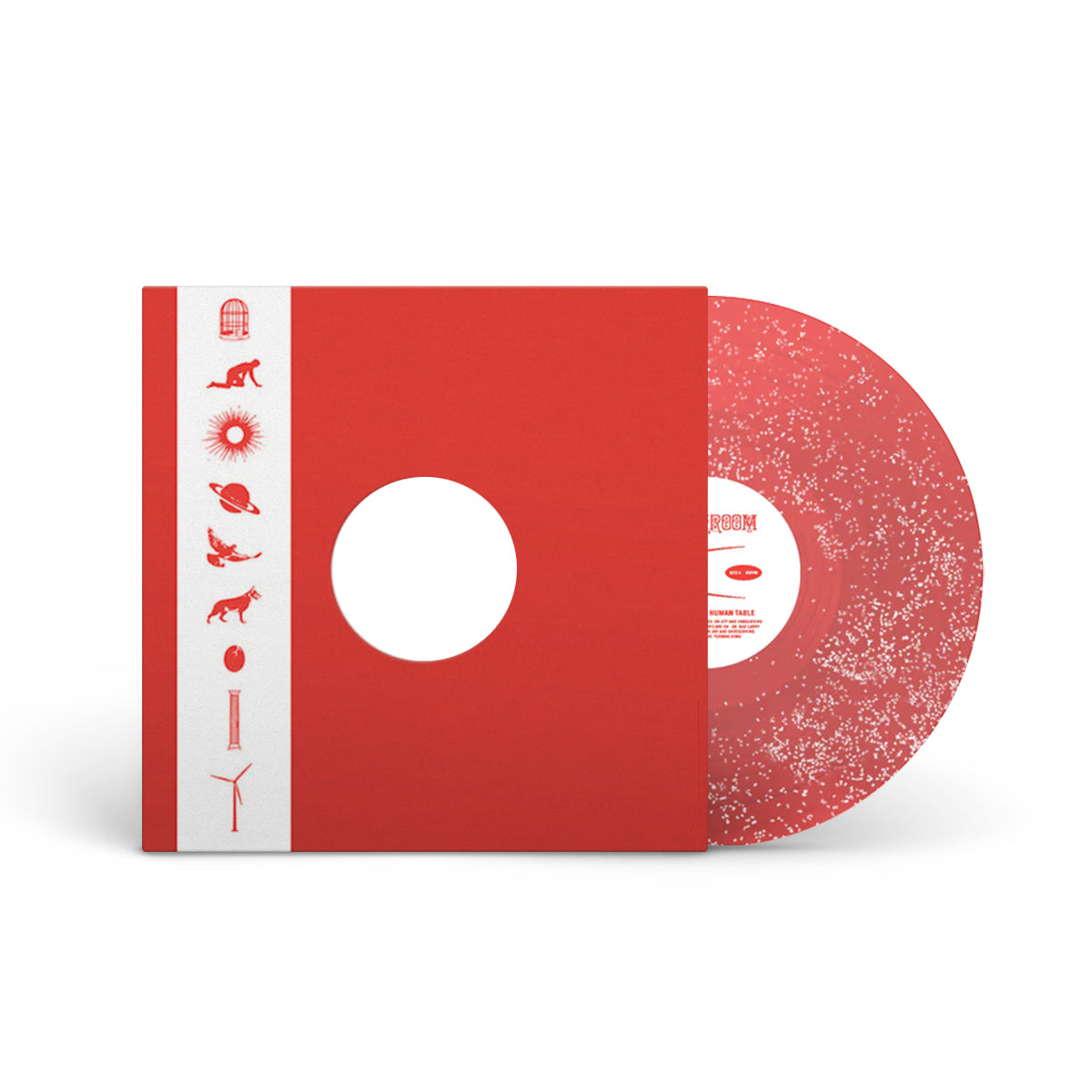CLOAKROOM "Last Leg Of The Human Table" LP RED W GLITTER (RED VERSION)