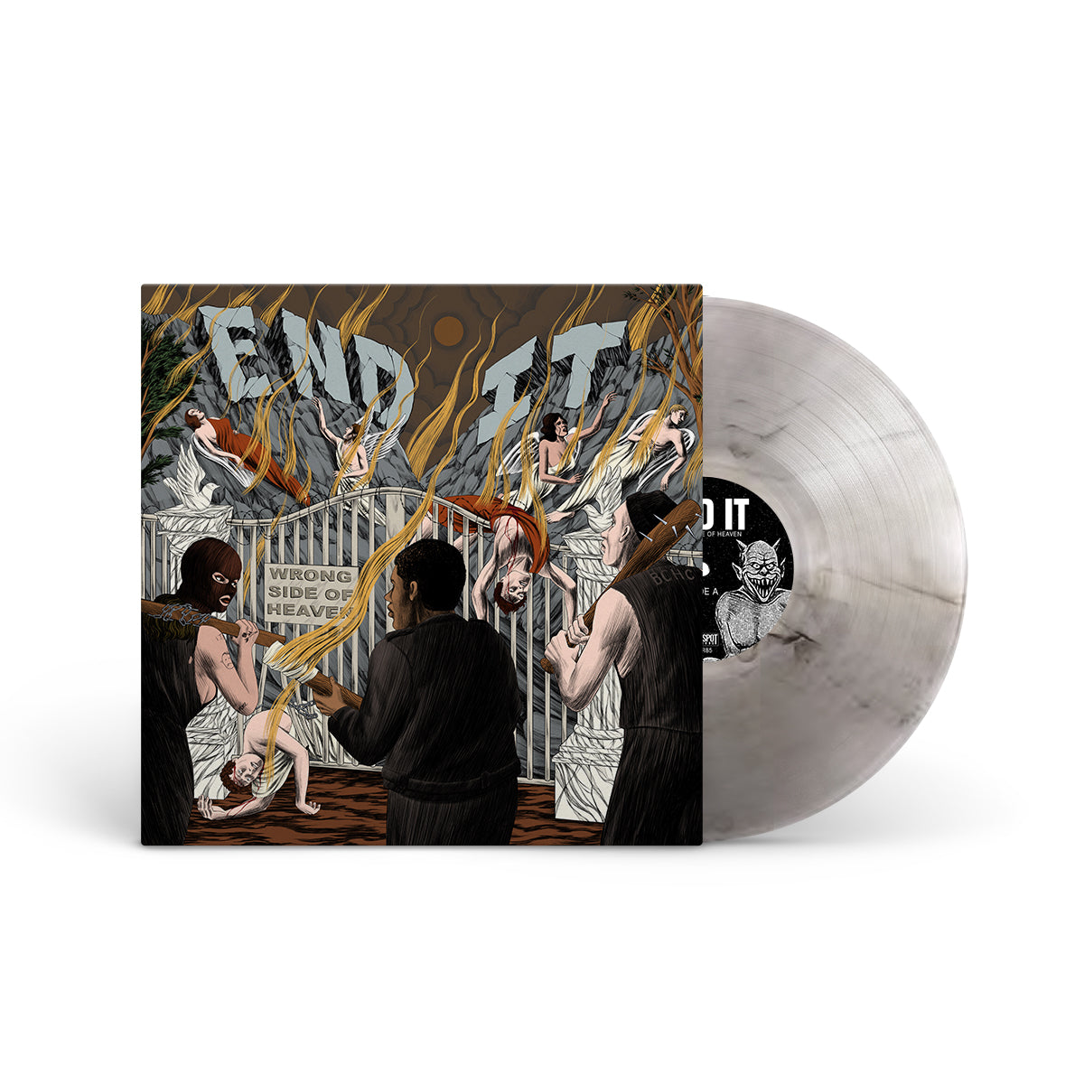 END IT "Wrong Side Of Heaven" LP CLEAR SMOKE & BLACK