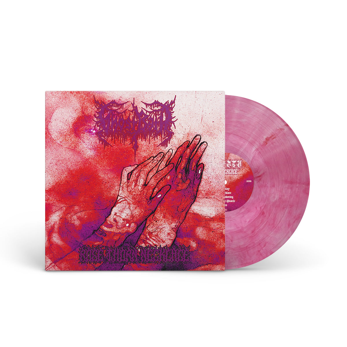 GHOST BATH "Rose Thorn Necklace" LP PINK SWIRL