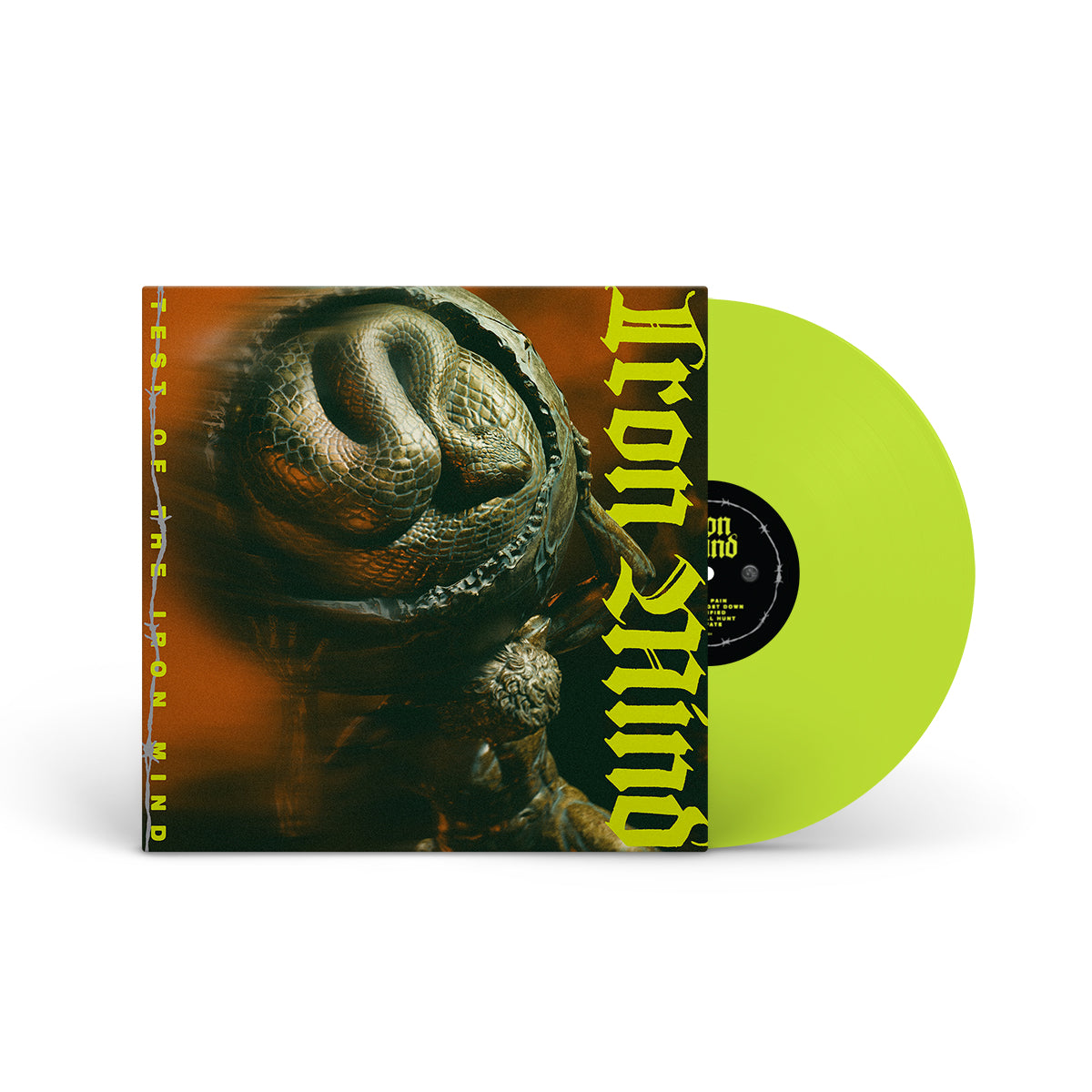 IRON MIND "Test Of The Iron Mind" LP NEON YELLOW