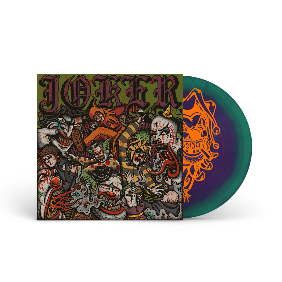 JOKER "The EP" 12" EP PURPLE & GREEN SWIRL