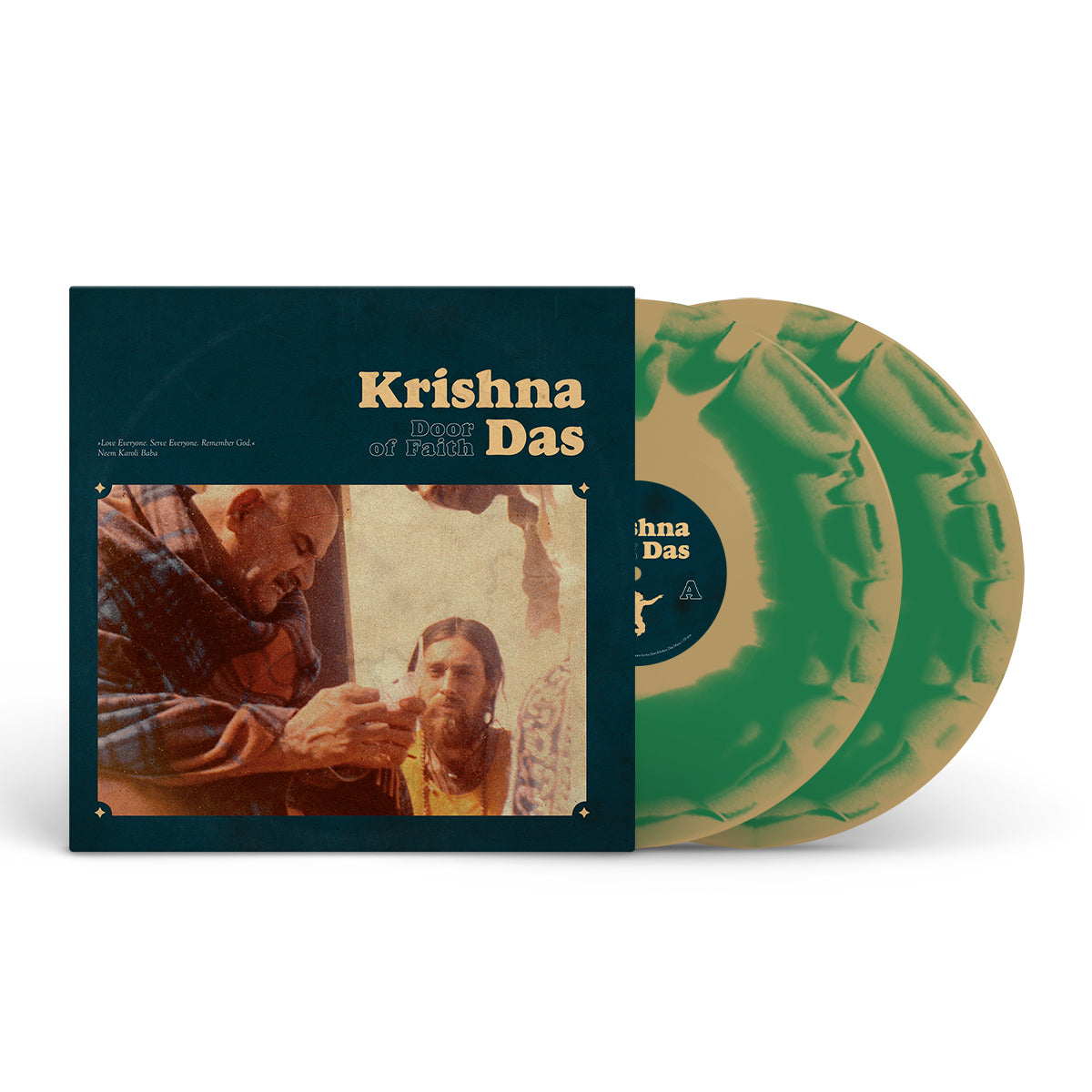 KRISHNA DAS "Door Of Faith" LP GOLD GREEN MIX
