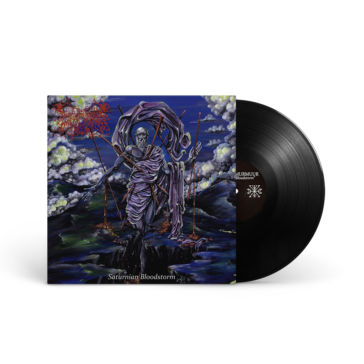 LAMP OF MURMUUR "Saturnian Bloodstorm" LP BLACK