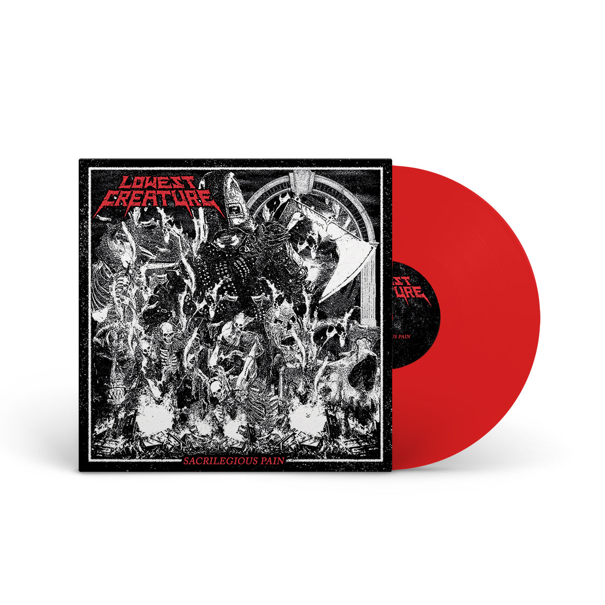 LOWEST CREATURE "Sacrilegious Pain" LP RED (180G)