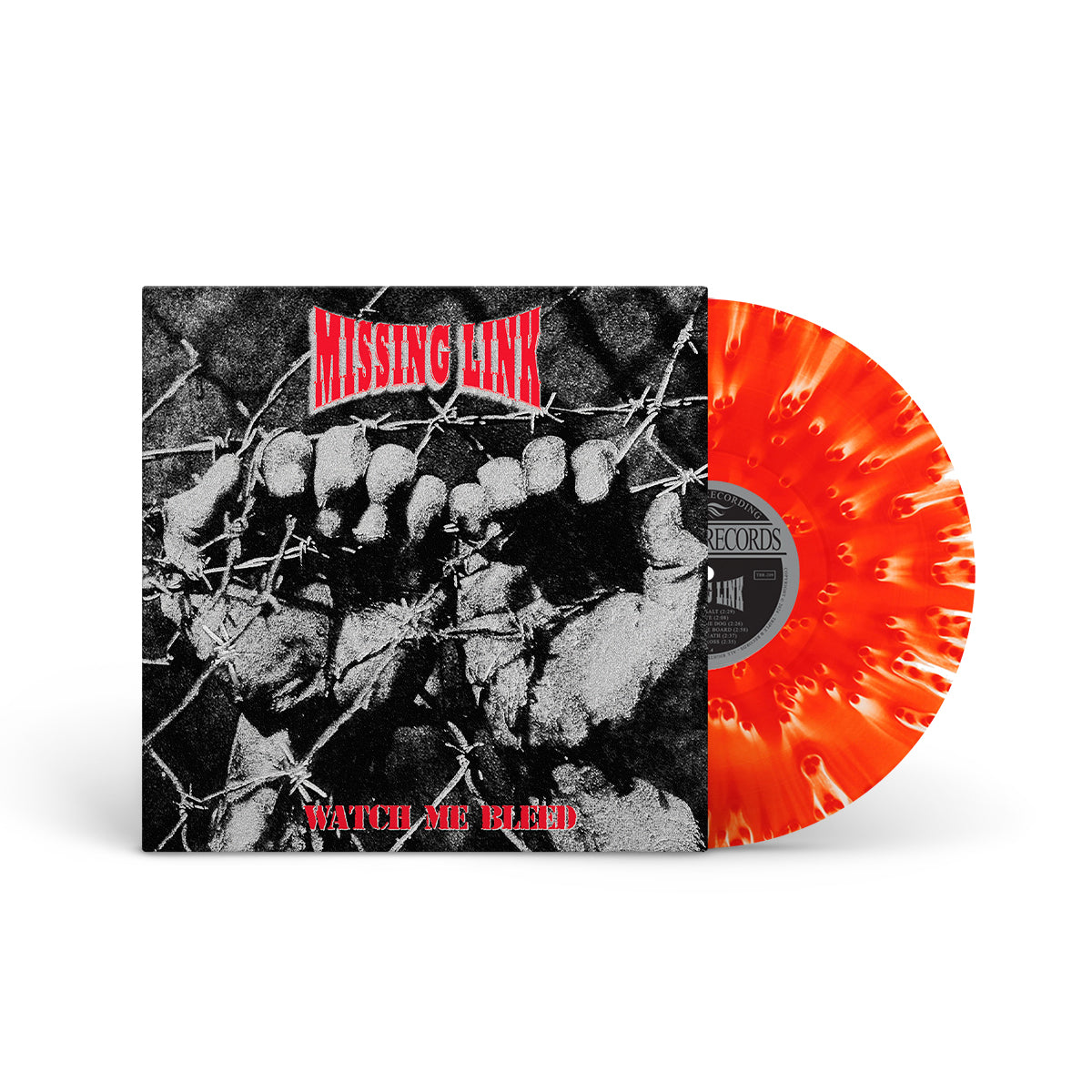 MISSING LINK "Watch Me Bleed" LP CLOUDY RED