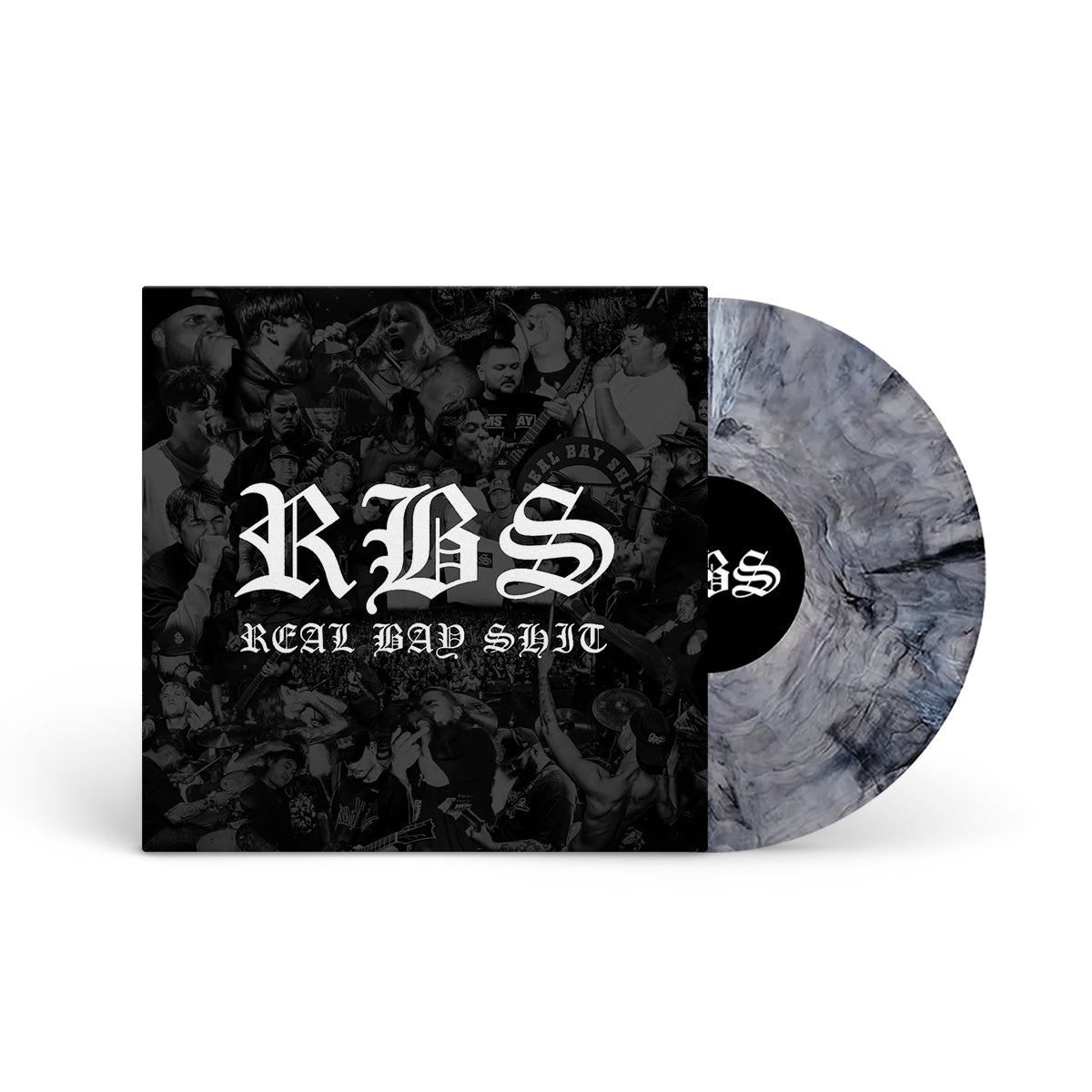 REAL BAY SHIT "The Official Compilation" LP BLEACH MARBLE
