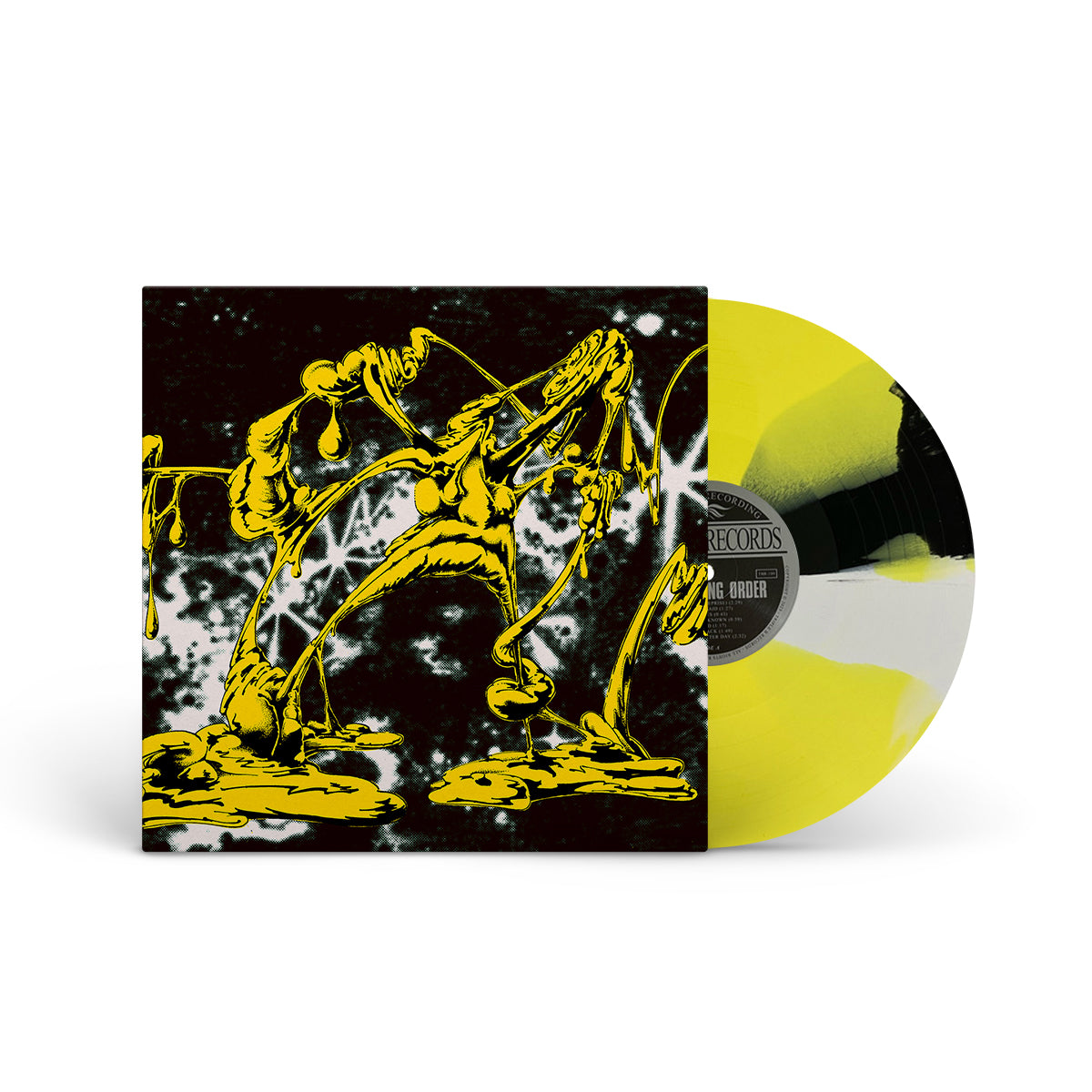 RESTRAINING ORDER "Locked In Time" LP YELLOW BLACK WHITE TWISTER