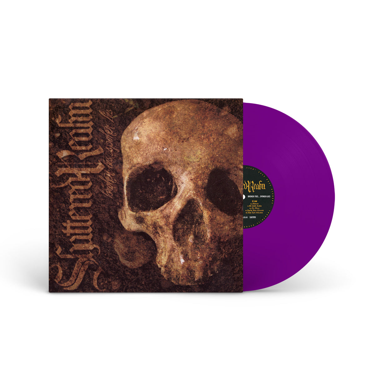 SHATTERED REALM "Broken Ties... Spoken Lies" LP NEON VIOLET