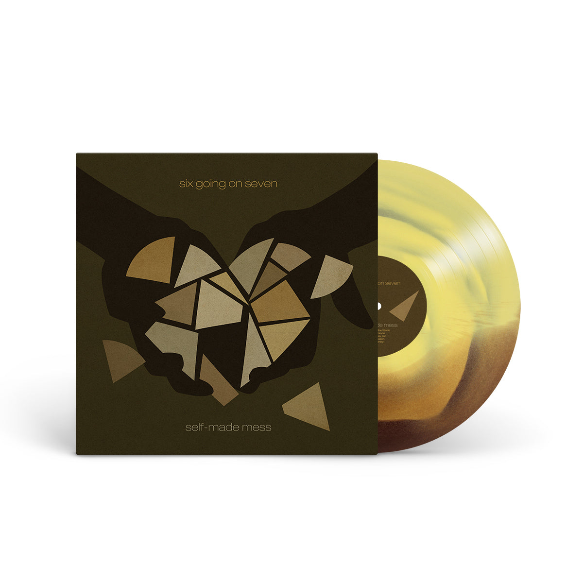 SIX GOING ON SEVEN "Self-Made Mess" LP AMBER & COFFEE SMASH