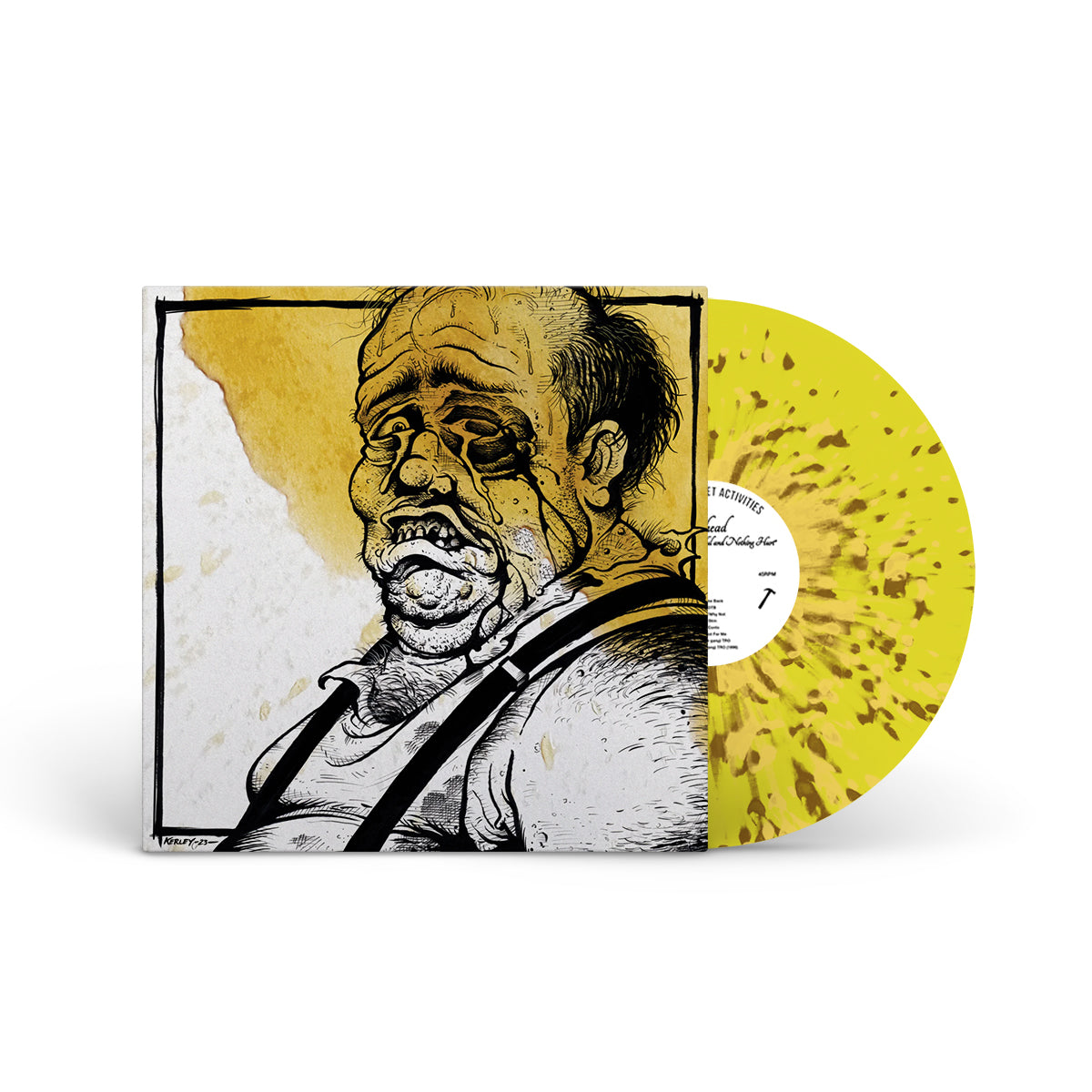 SKINHEAD "Everything Was Beautiful And Nothing Hurt" LP PISS YELLOW W SPLATTER