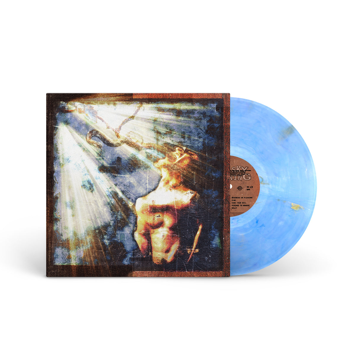 SOUL BLIND "Red Sky Mourning" LP CLEAR W BLUE & GOLD MARBLE