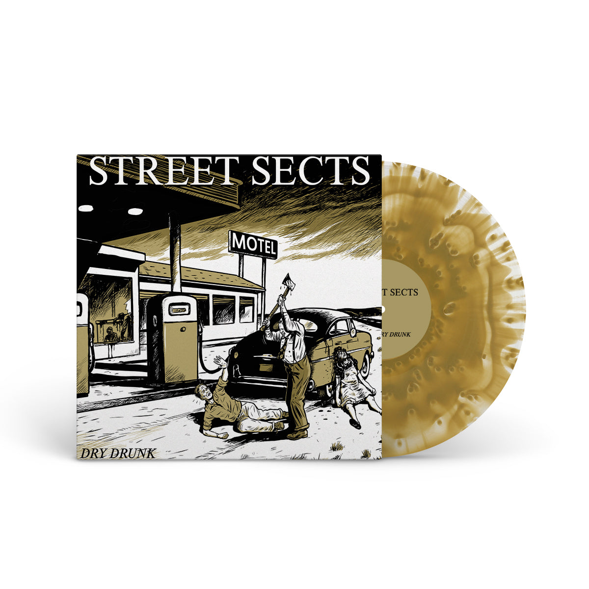 STREET SECTS "Dry Drunk" LP CLOUDY CLEAR GOLD