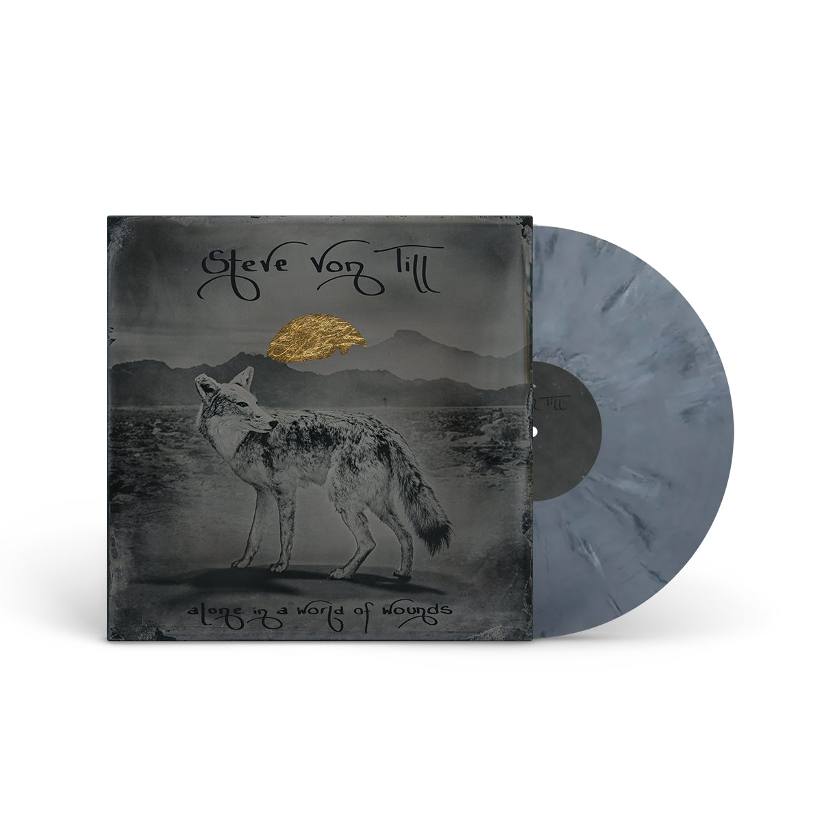 STEVE VON TILL "Alone In A World Of Wounds" LP GRAPHITE ECO MIX