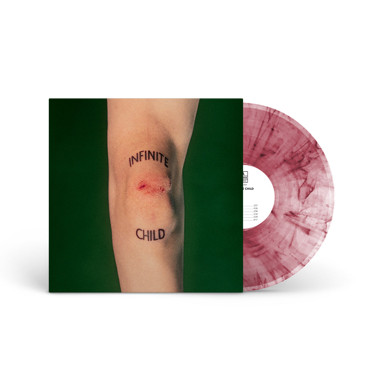 SWAIN "Infinite Child" LP MILKY CLEAR RED MARBLE