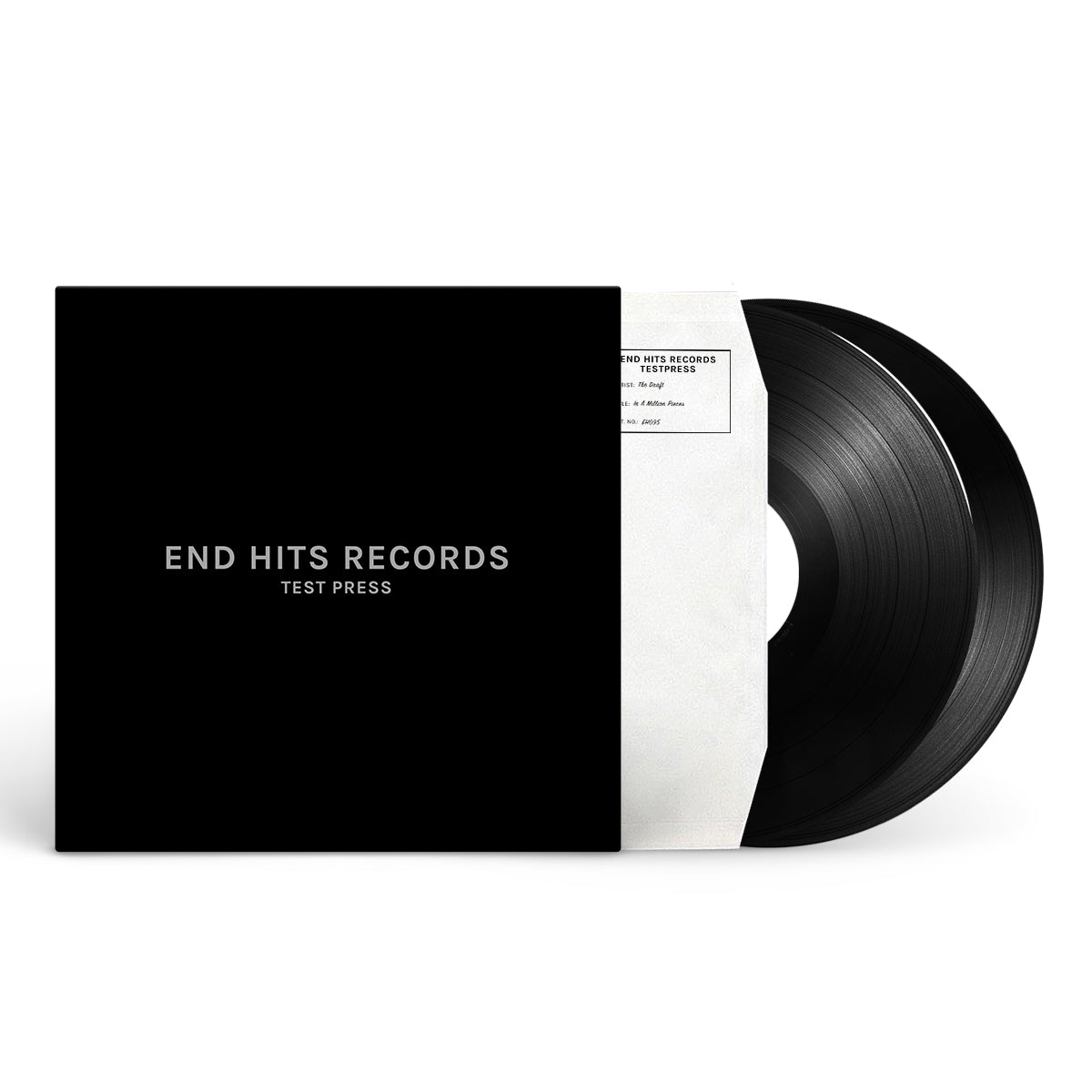 THE DRAFT "In A Million Pieces" 2xLP TEST PRESS