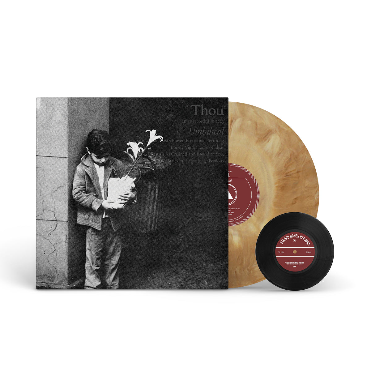 THOU "Umbilical" LP + 7" FOGGY BROWN (EVIL GREED EXCLUSIVE)