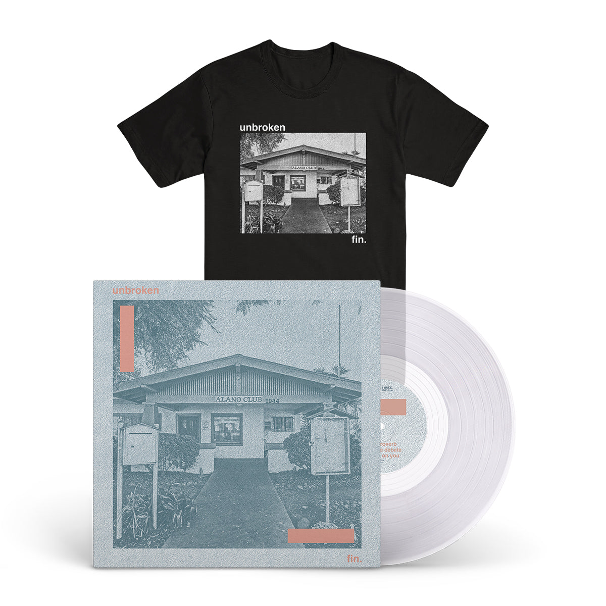 UNBROKEN "Fin." 12" + T-Shirt Bundle