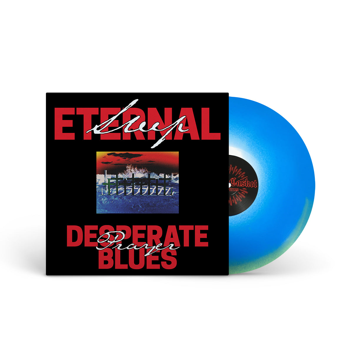 ETERNAL SLEEP "Desperate Prayer Blues" LP BLUE YELLOW WHITE MIX