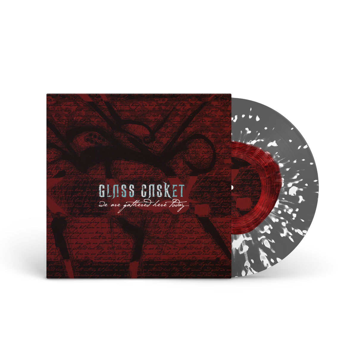 GLASS CASKET "We Are Gathered Here Today..." LP COLOR IN COLOR W SPLATTER