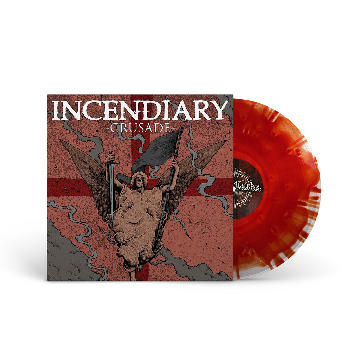 INCENDIARY "Crusade" LP CLOUDY RED