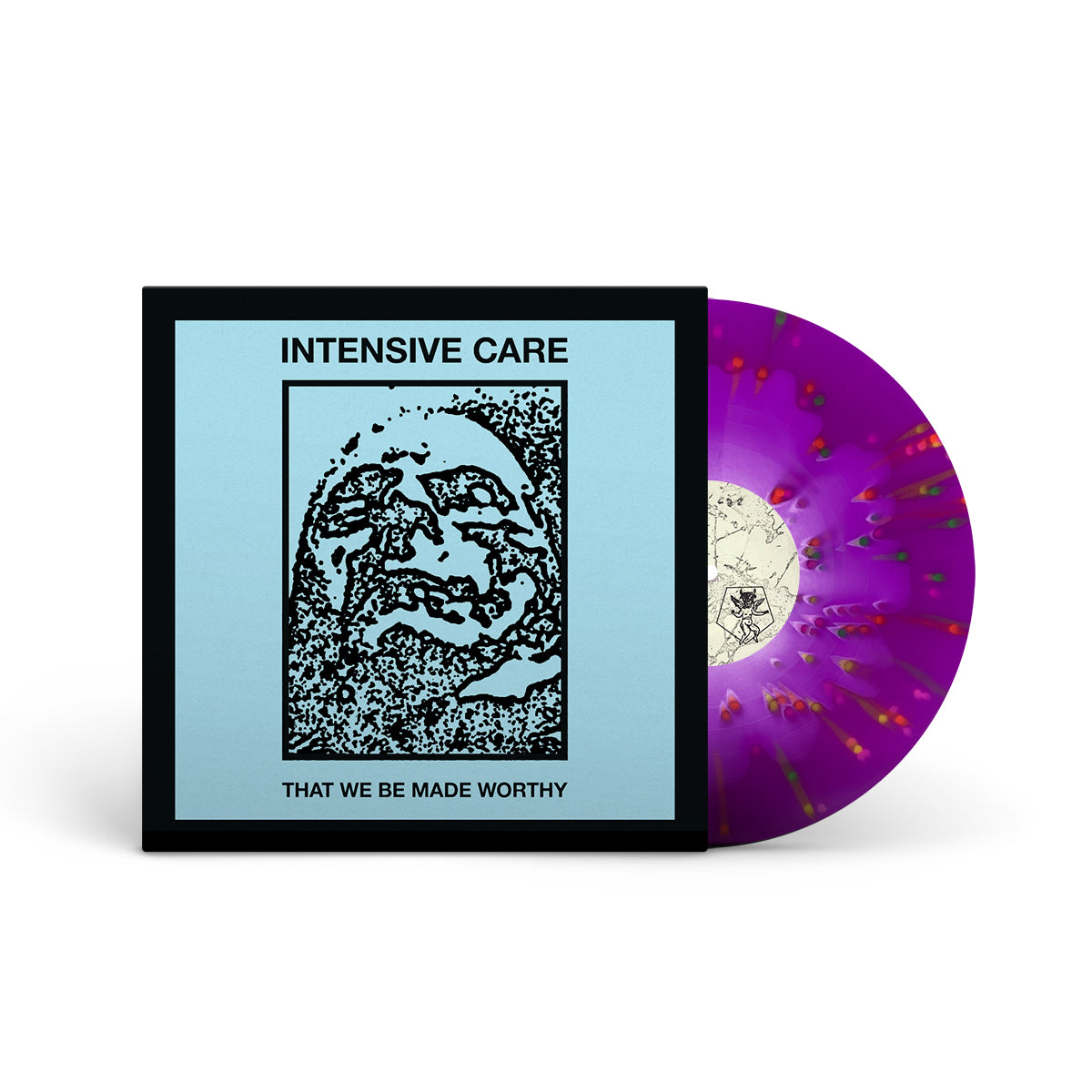 INTENSIVE CARE "That We Be Made Worthy" LP WHITE IN PURPLE W NEON SPLATTER