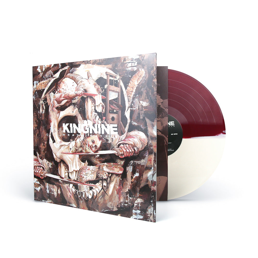 KING NINE "Death Rattle" LP OXBLOOD BONE (EG EXCLUSIVE)