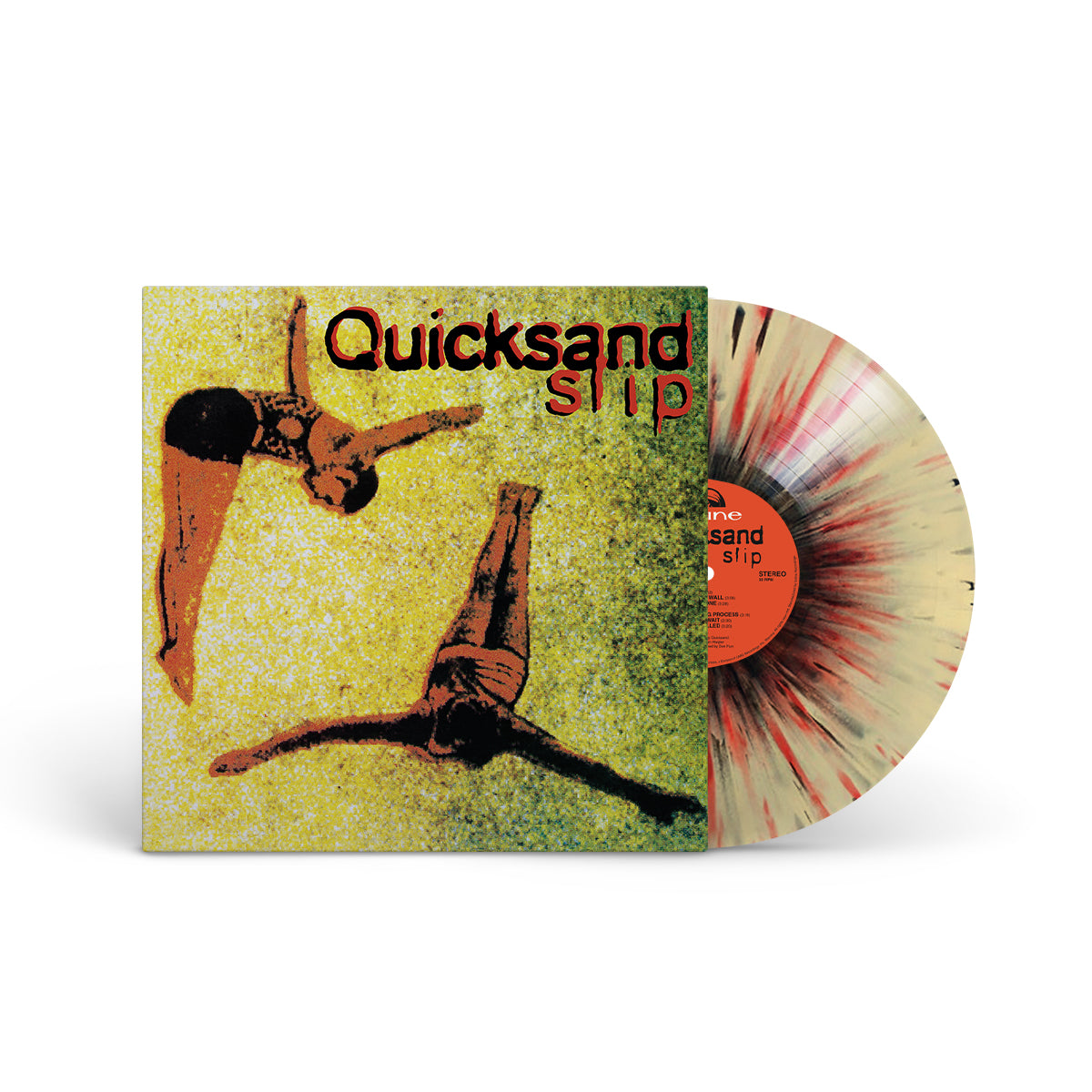 QUICKSAND "Slip - 30th Anniversary" LP BONE W RED & BLACK SPLATTER