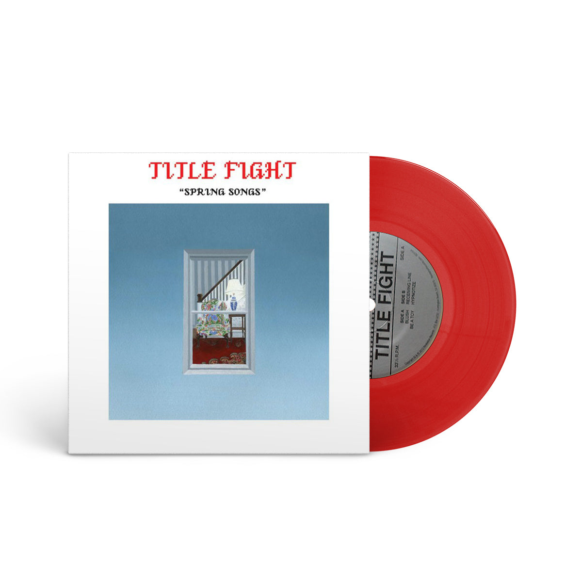 TITLE FIGHT "Spring Songs" 7" CLEAR RED