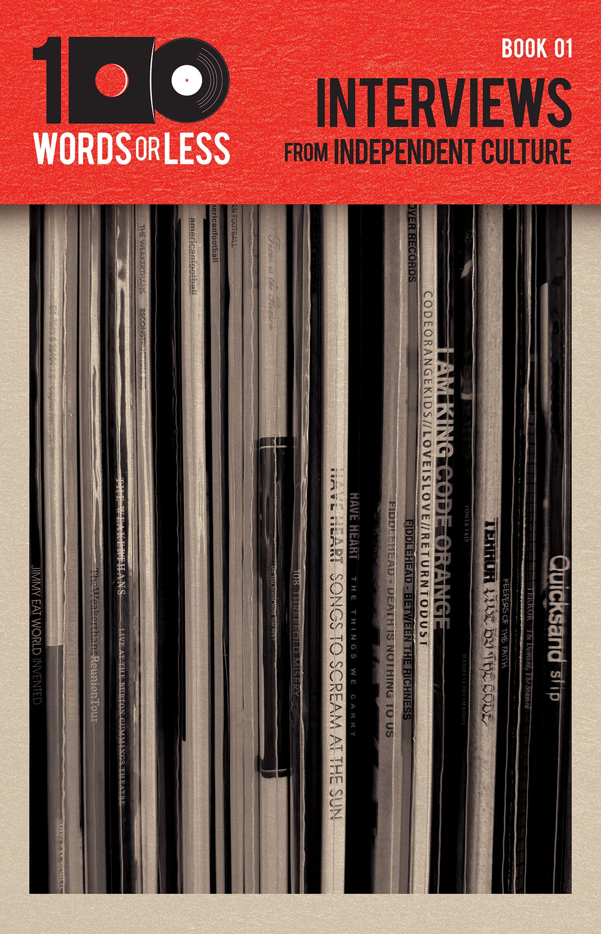 RAY HARKINS "100 WORDS OR LESS: Interviews from Independent Culture" Book