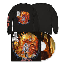200 STAB WOUNDS "Lowest Form" CD + Longsleeve Bundle - Evil Greed