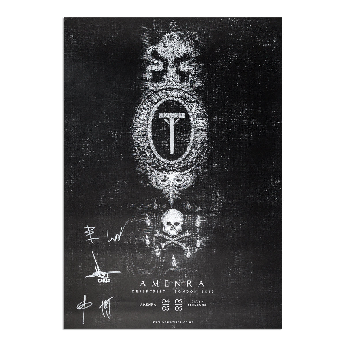 AMENRA "Live In London" Screenprinted Poster