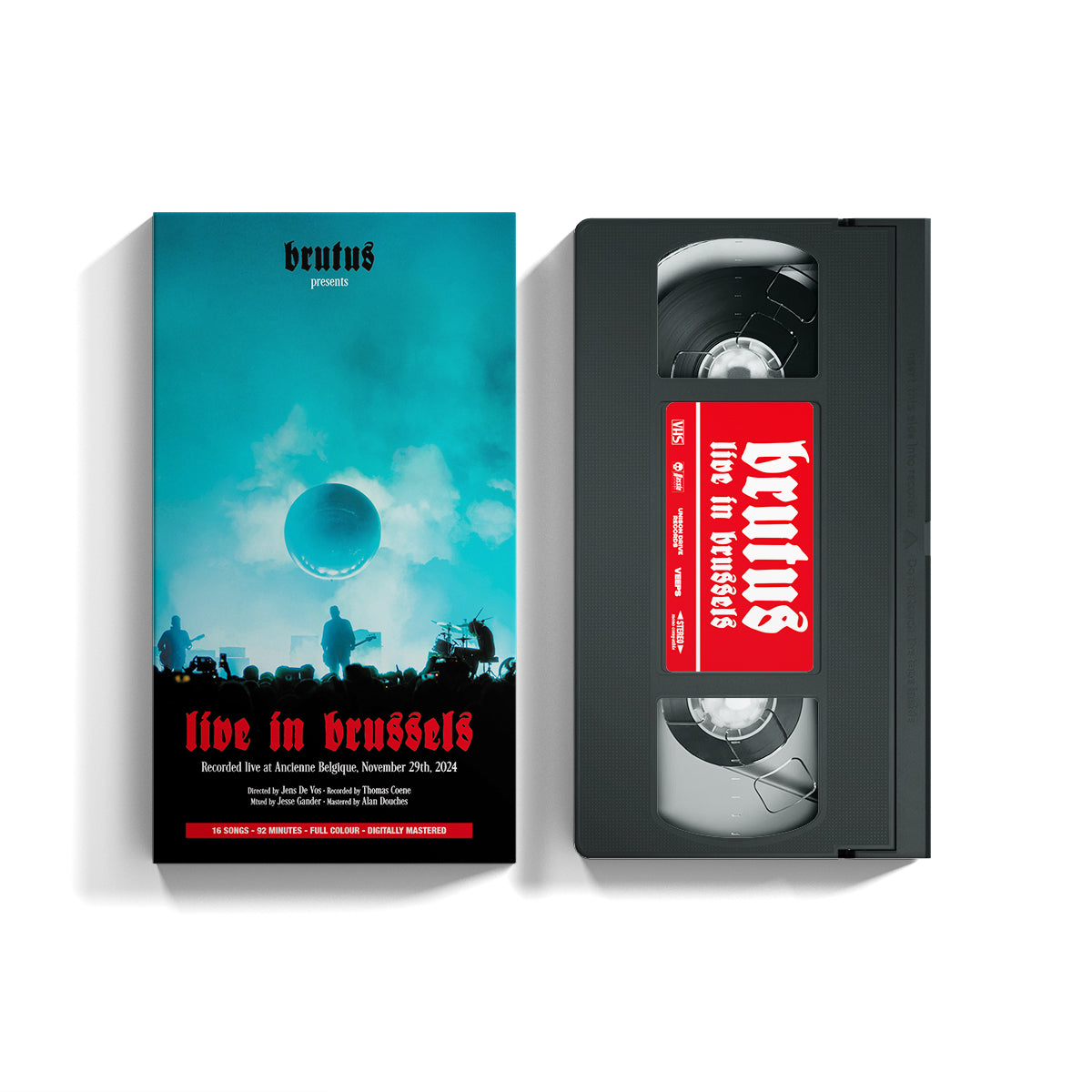 BRUTUS &quot;Live In Brussels&quot; VHS Tape