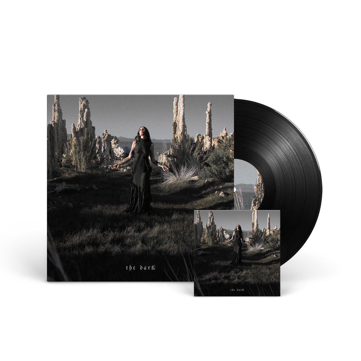CHELSEA WOLFE "The Dark" LP + Signed Card Bundle