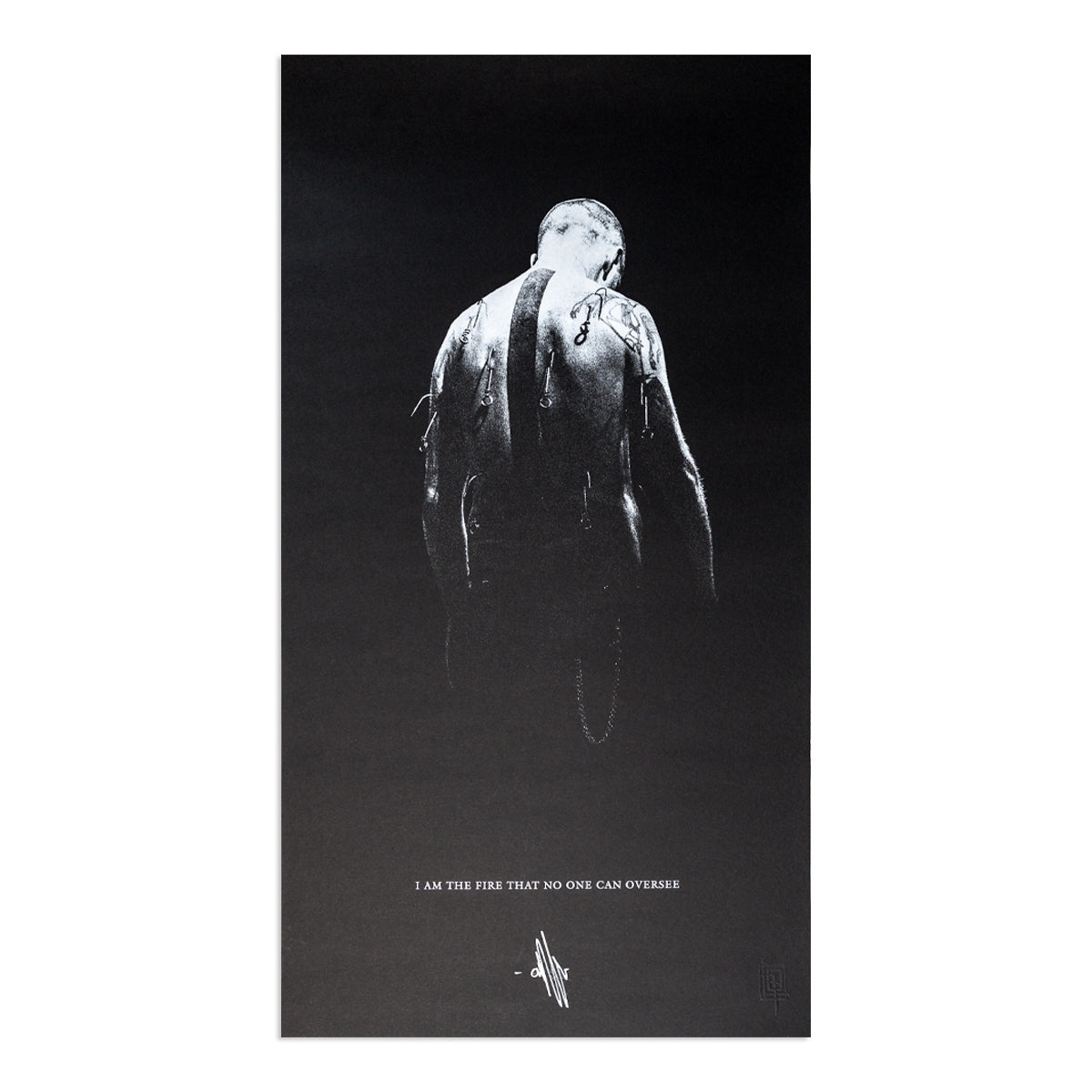 CHVE "Fire" Screenprinted Poster