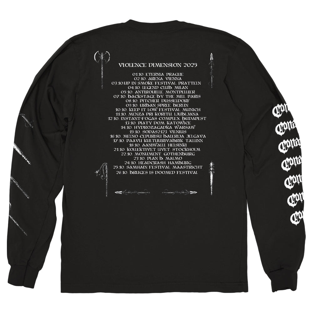 CONAN &quot;EU Tour 2025 - Black&quot; Longsleeve