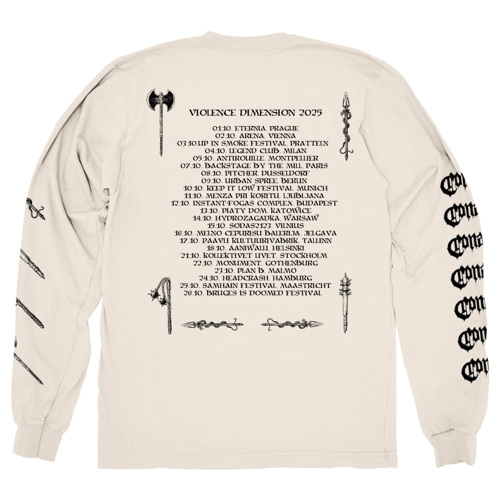 CONAN &quot;EU Tour 2025 - Natural&quot; Longsleeve
