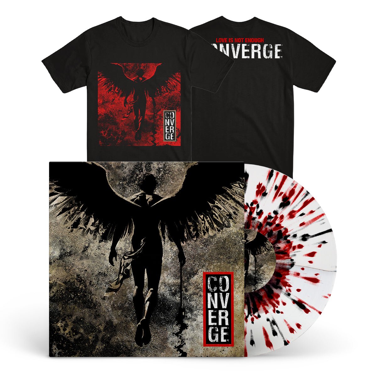 CONVERGE "Love Is Not Enough" LP + T-Shirt Bundle SLAUGHTERHOUSE (EVIL GREED EXCLUSIVE)