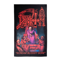 DEATH &quot;Scream Bloody Gore - Rectangular&quot; Flag
