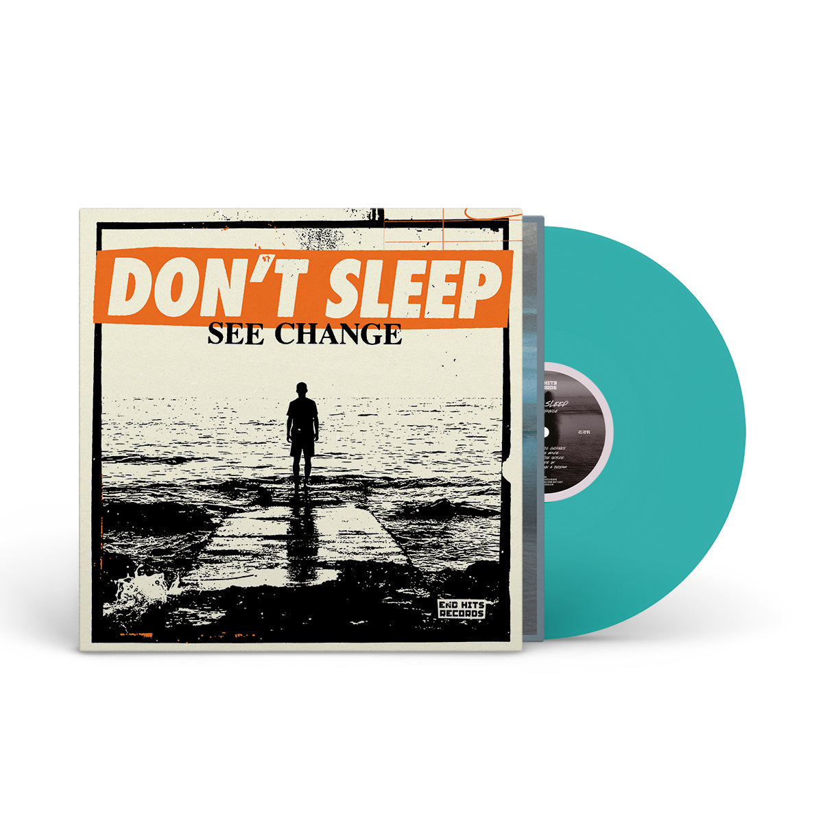 DON&#39;T SLEEP &quot;See Change&quot; LP SEAFOAM W SCREENPRINTED COVER