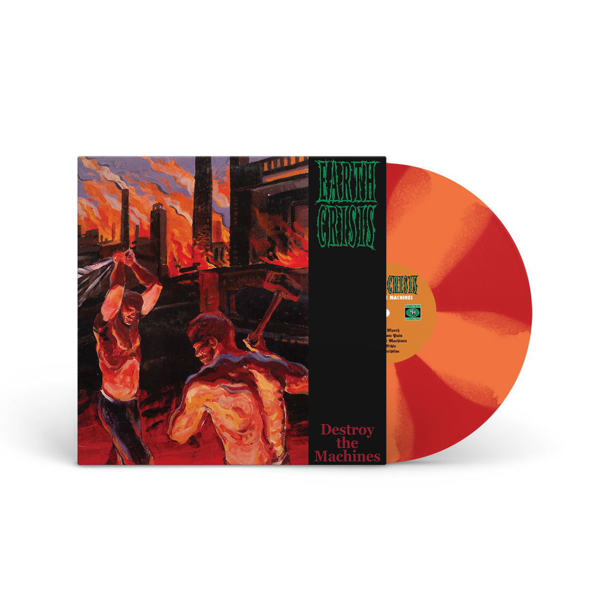 EARTH CRISIS &quot;Destroy The Machines - 30th Anniversary Reissue&quot; LP ORANGE RUBY RED X (EG EXCLUSIVE)