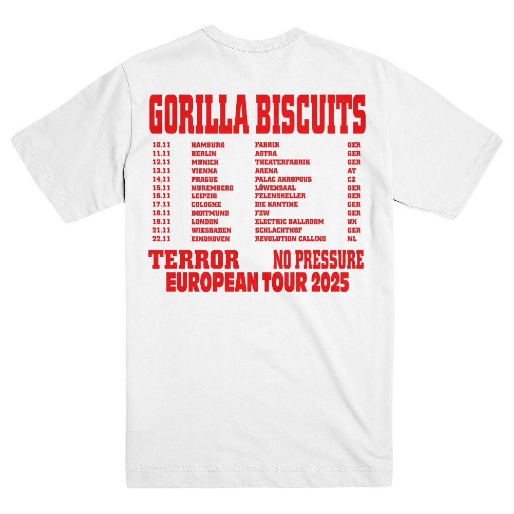 GORILLA BISCUITS "Euro Tour 2025" T-Shirt