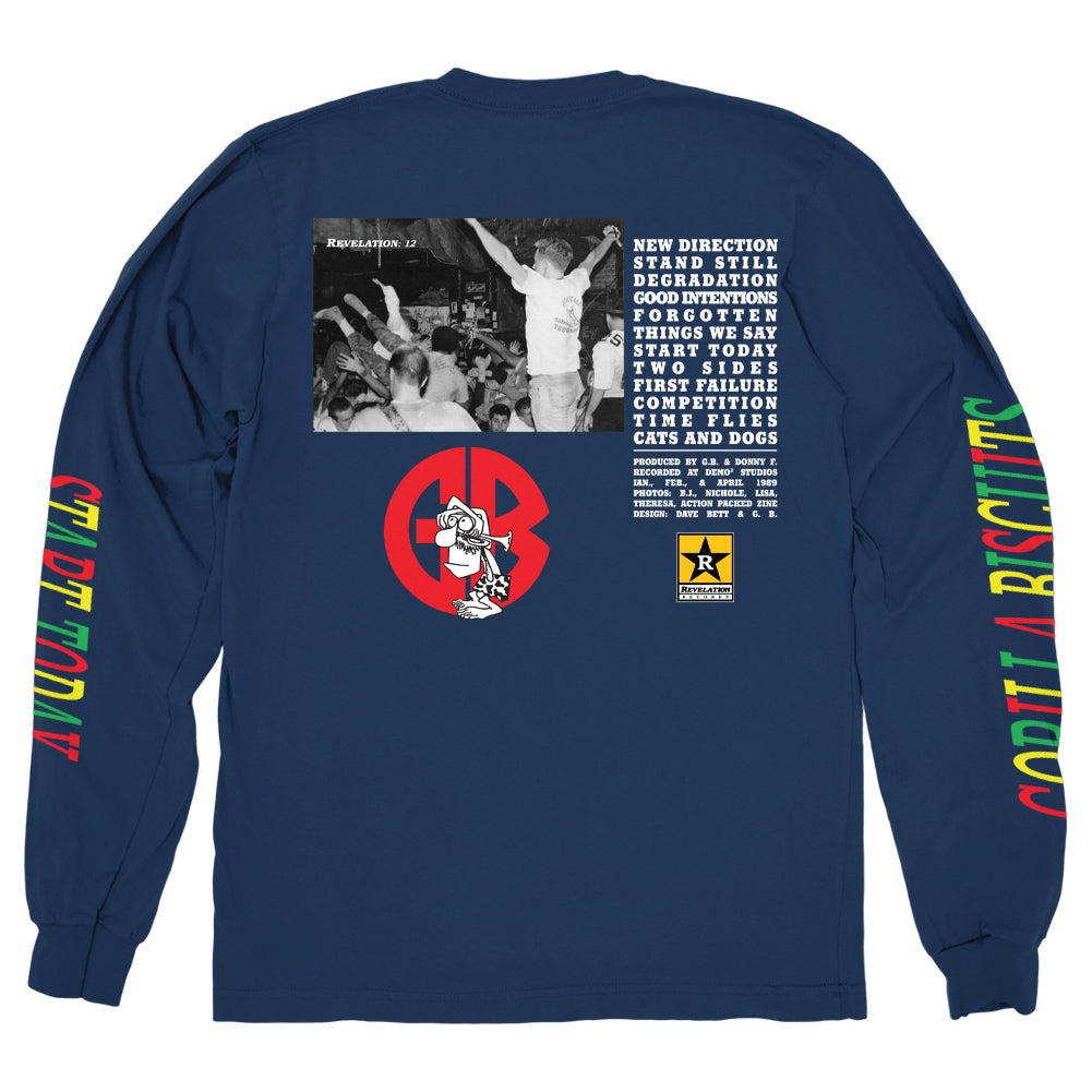 GORILLA BISCUITS &quot;Start Today - Navy&quot; Longsleeve