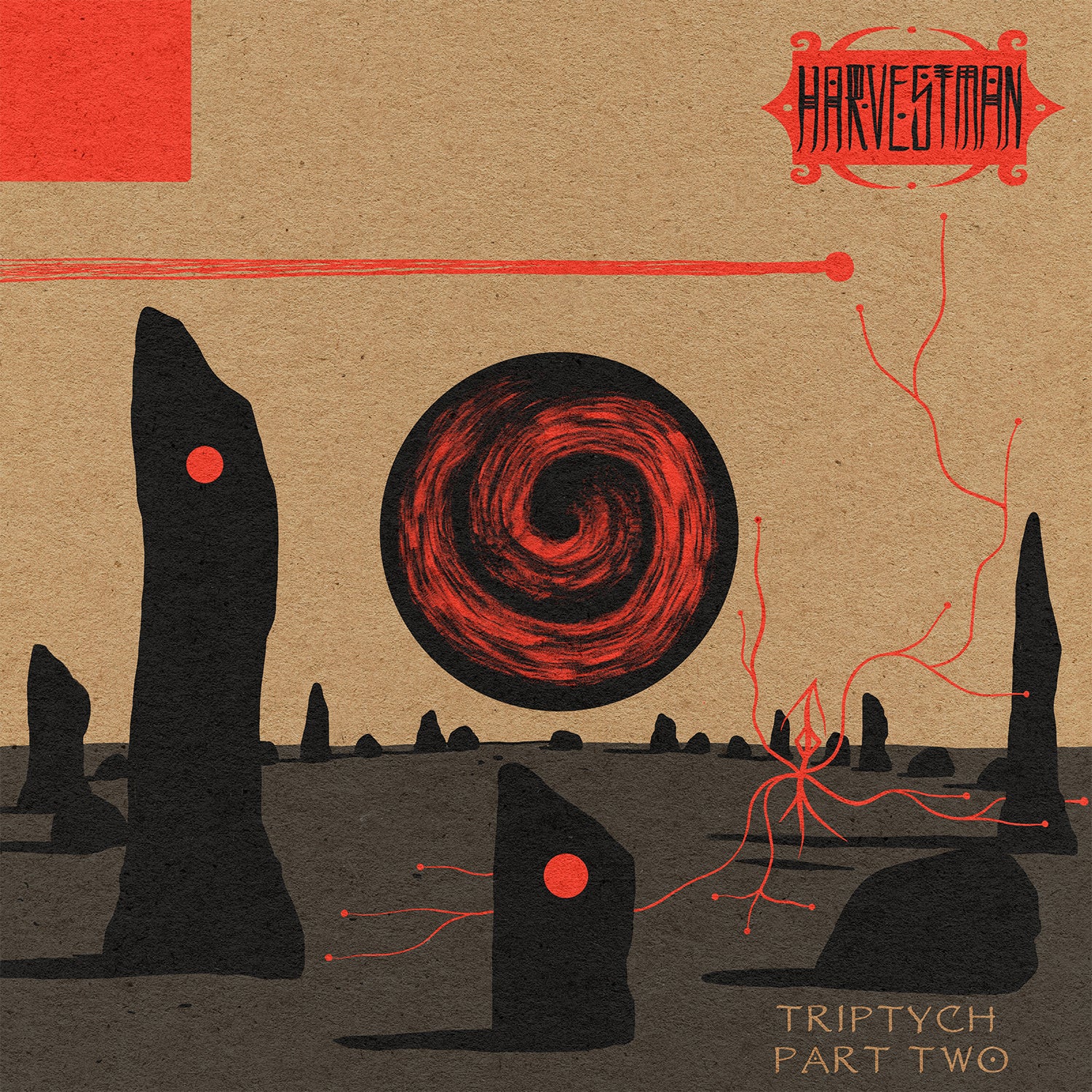 HARVESTMAN &quot;Triptych: Part Two&quot; CD + Art Print Bundle