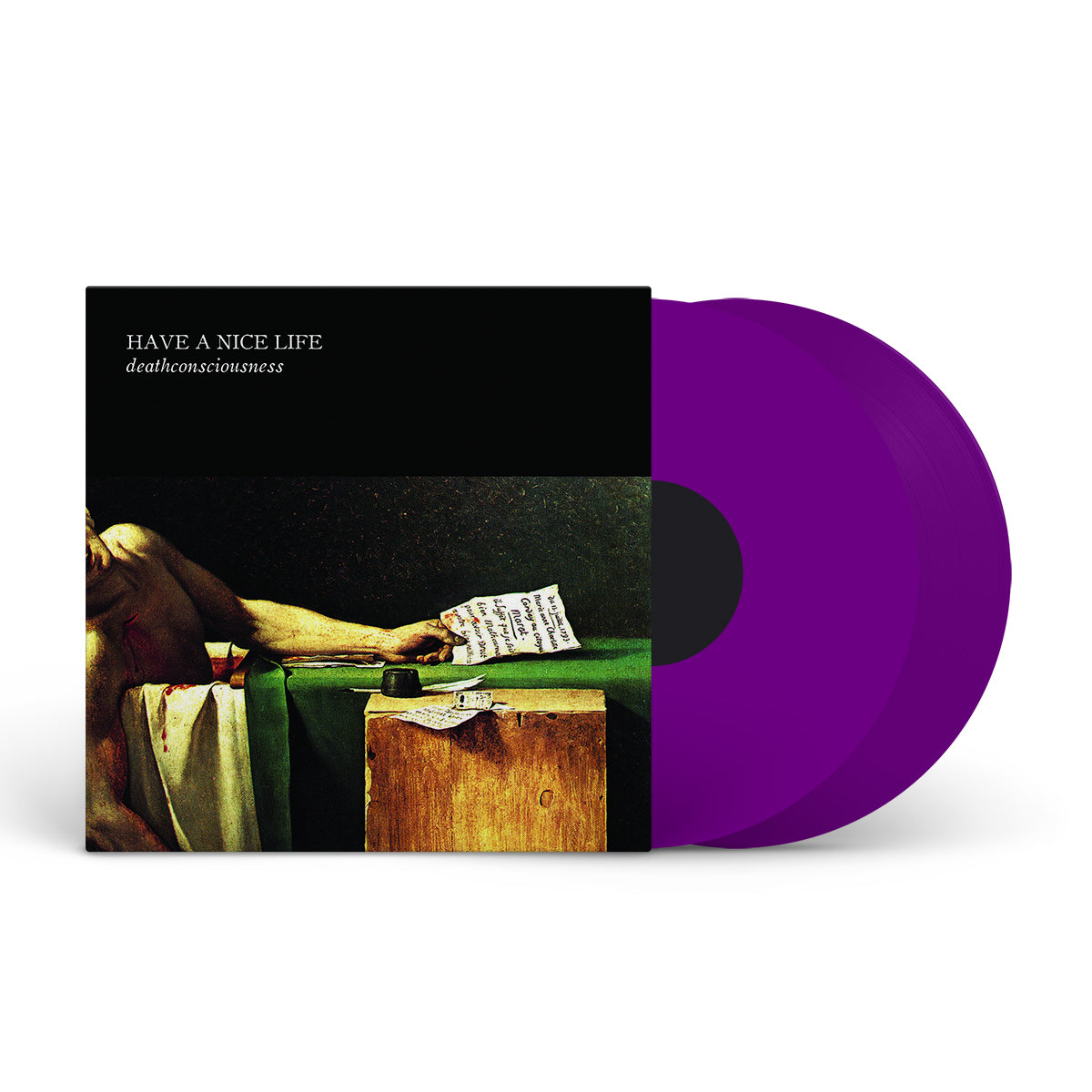 HAVE A NICE LIFE &quot;Deathconsciousness&quot; 2xLP PURPLE W BOOK