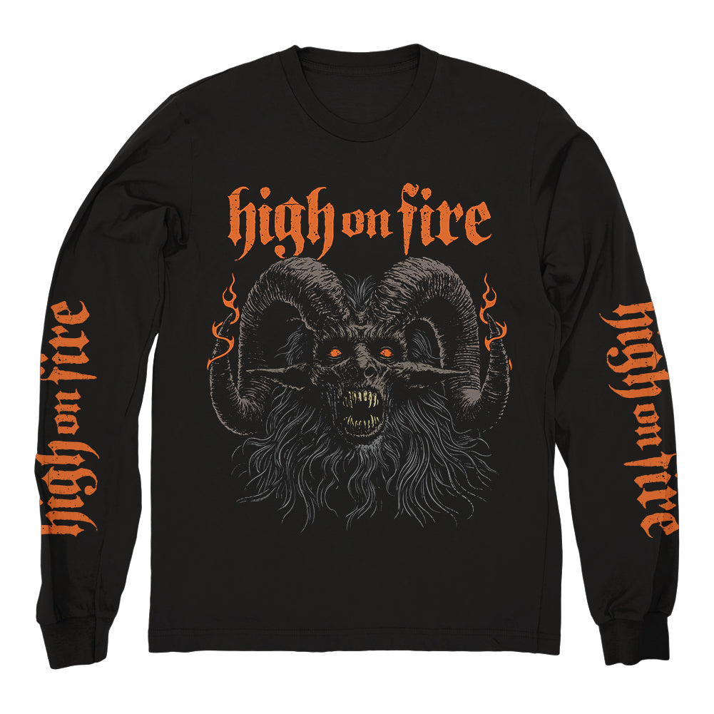 HIGH ON FIRE &quot;Devil Head - Ochre&quot; Longsleeve